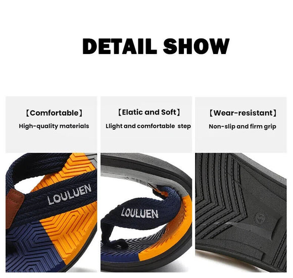 Men's Flip Flops with EVA-PVC Dual Sole, Black for Comfort & Style for Summer Beach & Daily Wear(41)