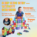 Hundred And Two Pieces Magnetic Tiles Building Set-6