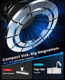 Suction Cup Phone Mount , 360° Adjustable Magnetic Car Phone Holder, Pocket Size Foldable Car Mount, Cell Phone Holders for Your Car for iPhone Series- Black-2