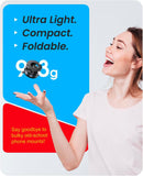 Suction Cup Phone Mount , 360° Adjustable Magnetic Car Phone Holder, Pocket Size Foldable Car Mount, Cell Phone Holders for Your Car for iPhone Series- Black-4