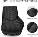 Breathable Mesh Motorcycle Gloves Touchscreen with TPR Palm Pad Hard Knuckle-Black-XLarge-9