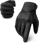 Breathable Mesh Motorcycle Gloves Touchscreen with TPR Palm Pad Hard Knuckle-Black-XXLarge-1
