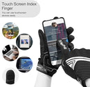 Breathable Mesh Motorcycle Gloves Touchscreen with TPR Palm Pad Hard Knuckle-White-XLarge-7