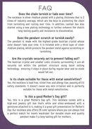 Infinity Love Heart Necklace, Birthstone Necklace for Women, Jewelry for Women with Healing Crystals, Allergy Free Pendant Necklace-13b-Protection-Jet Black-6