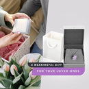 Wish Stone Pendant Necklace, Necklaces for Women with Birthstone Crystals, Allergy-Free Jewelry for Women with Gift Box, 22K Rose Gold Plated or Silver-tone Birthstone Necklace for Women-06-June Birthstone-Alexandrite Light-5