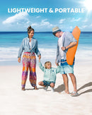 OutdoorMaster Pop Up 3-4 Person Beach Tent X-Large - Easy Setup, Portable Beach Shade Canopy Folding Sun Shelter with UPF 50+ UV Protection Removable Skylight Family Size (Orange)-6