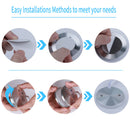 RGB Single LED Kitchen Under Cabinet Puck Light,Color Changing LED Under Cabinet Lights Kit,Aluminum Slim Multi Color Wired Display Cupboard Light for Kitchen 2 PCS-3