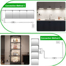 Under Cabinet Lighting, Timer & CCT 2700-6000K with Slider Dimmer, Plug-in 12Inch 12W Lights for Curio Cabinet, Kitchen, Bookshelf (4 Bars Kit)-6