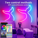 32.8ft LED Neon Rope Lights with APP/Remote Control,Flexible DIY Design,Music Sync Neon Lights for Wall Decor,Outdoor IP67 Waterproof, RGB Rope LED Lights for Bedroom,Livingroom,Gaming,Party-5