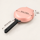 Double-Sided Non-Stick Frying Pan, Flip Pancake Pan with Heat-Resistant Handle for Eggs, Pancakes & Toast, Gas Electric & Ceramic Stoves-Pink-6