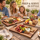 3Pcs Wooden Cutting Board Set with Storage Stand, Chopping Boards for Kitchen Food Preparation-9