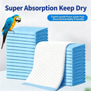 Pee Pad (Pulp/Non-woven Fabric) Size: 250*330mm Color: Blue for Parrots (100 pieces)-1
