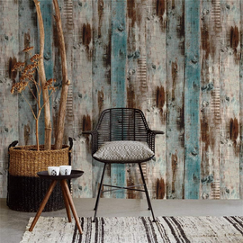 Self Adhesive Vinyl Wallpaper For Furniture Countertop Brown wood grainPattern Decorative Sticker,0.45*6M - 0