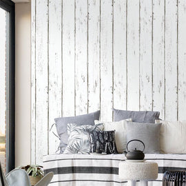 Self Adhesive Vinyl Wallpaper For Furniture Countertop Nordic white maple wood grain Pattern Decorative Sticker,0.45*6M - 0