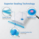 6-Pack Jumbo Vacuum Storage Bags | Space Saving Vacuum Pack Bags for Clothes & Bedding | 80% More Storage | 100cm x 70cm (39” x 28”)-4