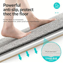 Ultra-soft and absorbent bathroom mat | 3.5cm thick, antibacterial and non-slip TPR material, machine washable, quick-drying, suitable for showers, bathtubs and entryways (brown,15.75*23.62in)-3