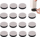 Furniture Risers - 16 Pieces - Furniture Riser Set - Bed Riser - Adjustable Furniture Legs - Furniture Coasters - Furniture Felt - Strong Space-Saving Riser - Felt Pads - Self-Adhesive - Anti-Slip - Floor Protection - Furniture Elevation - Bed Risers-1
