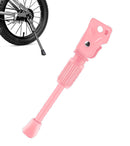 16 Inch - Bicycle Stand for Children's Bikes - MTB Kickstand - Single Bicycle Stand - Bicycle Accessories for Children - Bicycle Stand - Side Stand for Bicycles - Bicycle, E-Bike, City Bike & Mountain Bike - Pink - Easy to Install-1