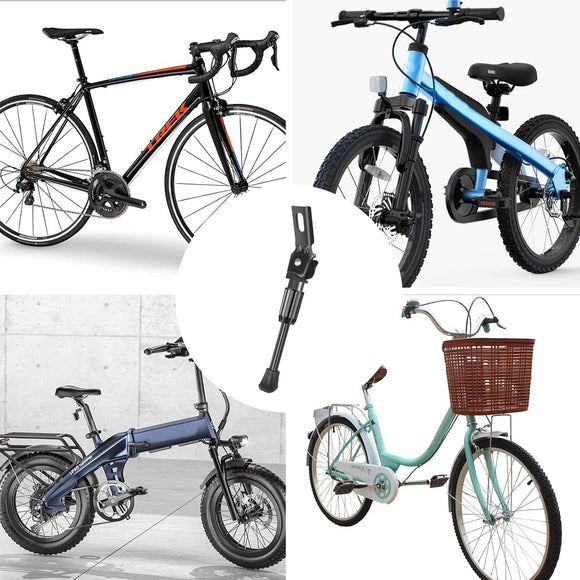 18 Inch - Bicycle Stand for Children's Bikes - MTB Kickstand - Single Bicycle Stand - Bicycle Accessories for Children - Bicycle Stand - Side Stand for Bicycles - Bicycle, E-Bike, City Bike & Mountain Bike - Pink - Easy to Install