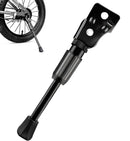 16 Inch - Bicycle Stand for Children's Bikes - MTB Kickstand - Single Bicycle Stand - Bicycle Accessories for Children - Bicycle Stand - Side Stand for Bicycles - Bicycle, E-Bike, City Bike & Mountain Bike - Black - Easy to Install-1
