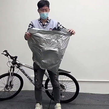 Universal Bike Cover for All Bikes - Waterproof Ultra Strong Oxford - Bike Cover for 1 / 2 Bikes - Bike Protective Cover - Bicycle Cover - Electric Bike, Mountain Bike, Etc - Black - For Bike Carrier and Storage - 0
