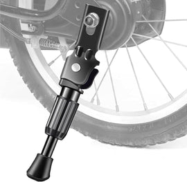 Kids' bike stand - 18" - bicycle stand - mountain bike stand - adjustable - easy to install - single-sided stand - kids' bike stand - black