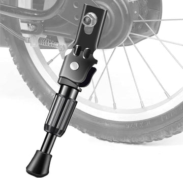 Kids' bike stand - 18" - bicycle stand - mountain bike stand - adjustable - easy to install - single-sided stand - kids' bike stand - black