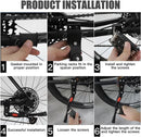 Bicycle stand - Adjustable bicycle stand - Anti-wear stand Bicycle stand 20-27.5 inch wheels-5