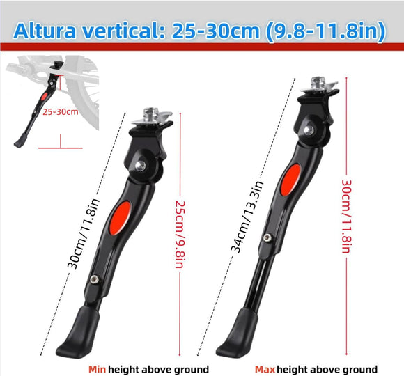Bicycle stand - Adjustable bicycle stand - Aluminum bicycle stand - Suitable for mountain bikes, racing bikes and folding bikes with wheel sizes of 22"-24"-26"-28"