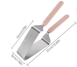 JWDX Cutter Clearance, Cake Cutter Triangular Cake Cutter Stainless Cake Cutter | and Cake Cutter Cake Cake Elevator Cake Cake Elevator Tools for and Pizza Pink - 0