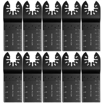 10 Pcs High Carbon Steel Saw Blades, 34 mm