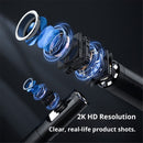 Endoscope Camera with Light: Dual-Lens Inspection Borescope Camera for Sewer - 16.4ft Waterproof Industrial Endoscope - Flexible Snake Bore Scope for Plumbing Automotive-3