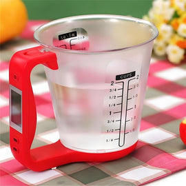 Digital Kitchen Scale and Measuring Cup Kitchen Measuring Cup Scale LCD Digital Display for Baking Tea Weighting Coffee