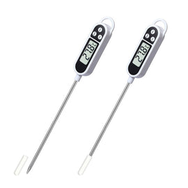 TP300 Digital Meat Thermometer for Cooking Food, Kitchen Needs, Smoker Oven BBQ Grill, Candy, Drinks, Instant Read,  2pcs