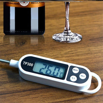 TP300 Digital Meat Thermometer for Cooking Food, Kitchen Needs, Smoker Oven BBQ Grill, Candy, Drinks, Instant Read,  2pcs - 0