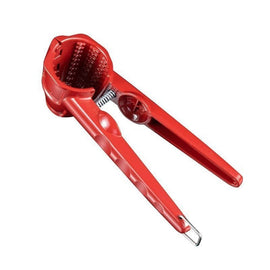 Nut Cracker Tool, Nutcracker Tool for All Nut Walnut Plier with Non-Slip Handle Red Pecan Nut Cracker Tool Multifunction Sheller Opener for Melon Seeds Walnut Chestnut