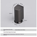 Silent Magnetic Door Stoppers - Matte Black Door Stopper, Stainless Steel Windproof Heavy Duty Gripper, Adjustable Height for Door Gaps, Keep Door Open-5