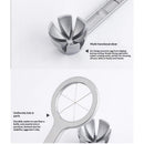 Best Utensils Stainless Steel Egg Slicer Wedger Cutter, Divides Hard Boiled Eggs Into 6 Equal Segments In One Action-3