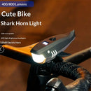 Bike Horn with Light,120dB Electric Bicycle Bell & Rechargeable Headlight, IPX4 Waterproof Kids Bike Accessories for Boys/Girls, Scooters-3
