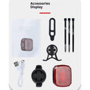 Smart Bike Tail Light Brake Sensing Bicycle Rear Lights Rechargeable Waterproof Bright LED Bike Light Cycling Safety Road BikeTaillight Accessories 6 Modes-4