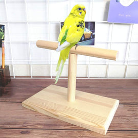 Small Bird Perch,Bird Play Stand,Portable Training Parrot Playstand, Bird Cage Toys for Cockatiels Conures Parakeet Finch Lovebirds - 0