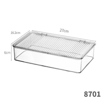 Bacon Container For Refrigerator (2 Pack) Fridge Storage Organizer | Cheese & Deli Storage Container | Bacon Keeper | Cold Cuts Meat Saver | Cheese Holder, BPA Free - 0