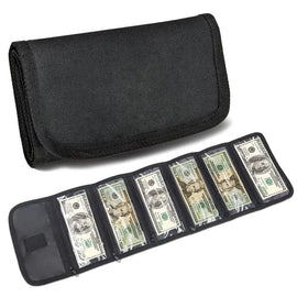 Money Organizer for Cash with 6 Zippered Pocket Multipack Money Pouch, Cash Bill Organizer, Money Bag Small Travel Money Holder for Budgeting, Receipt and Tips