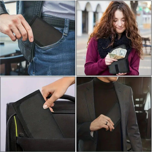 Money Organizer for Cash with 6 Zippered Pocket Multipack Money Pouch, Cash Bill Organizer, Money Bag Small Travel Money Holder for Budgeting, Receipt and Tips