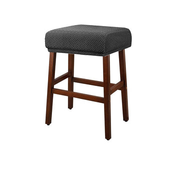 Stool Covers Rectangle - 4 Pack Stretch Waterproof Saddle Seat Cover Counter Bar Stools Bar Chairs Covers Kitchen Island Chairs Cushion Protector - 0