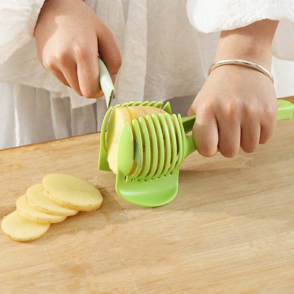 4Pcs  Multi-function Fruit Slicer Cutter Tool-Green