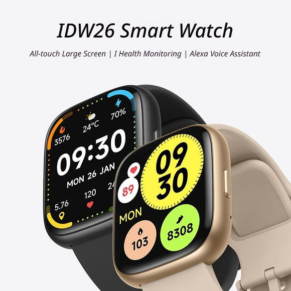 Apricot Unisex Health Monitoring Smart Watch with Call Function
