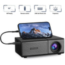 Black M3S 1080P Mini Projector AU Plug Includes Manual-1