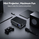 Black M3S 1080P Mini Projector AU Plug Includes Manual-3