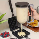 Cake Batter Dispenser Measuring Cup Baking Tool - black-1